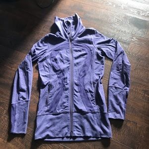Purple lululemon zip up jacket size 2
